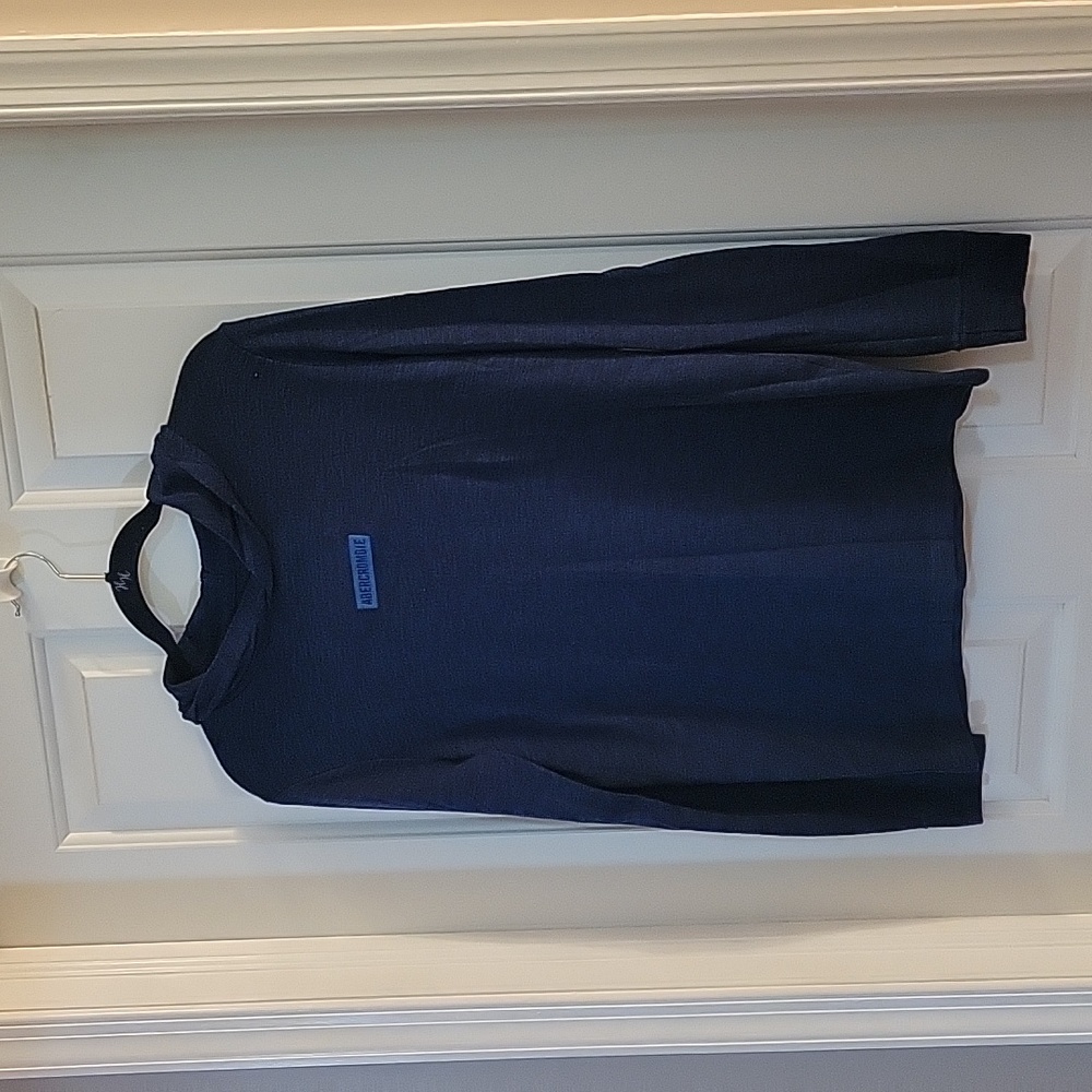 Abercrombie kids navy marbled hoodie 15/16